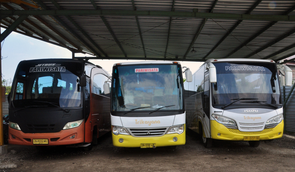 Bus Pariwisata Lombok Kapasitas 25 Sampai 35 Orang