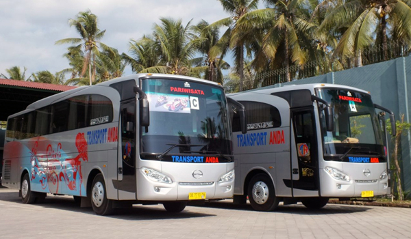 Bus Pariwisata Lombok Kapasitas 36 Sampai 45 Orang